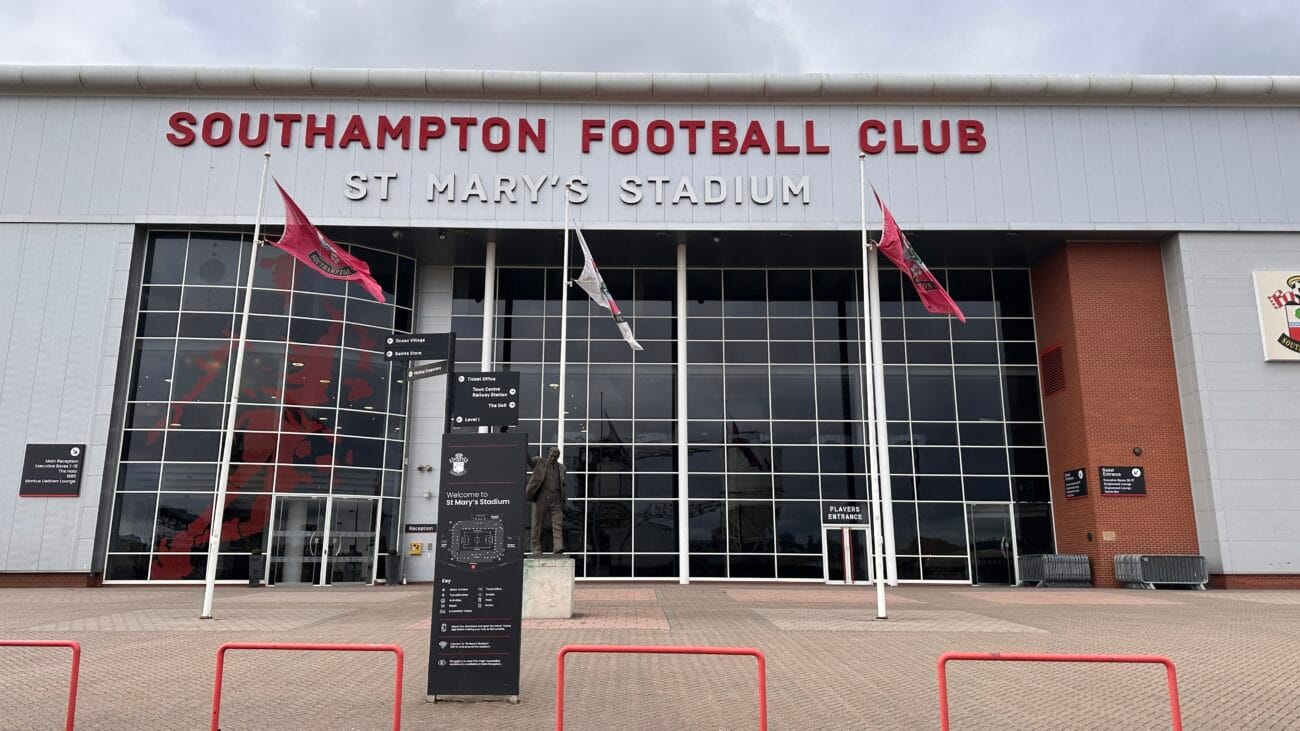 Southampton FC stadium exterior at St Mary’s