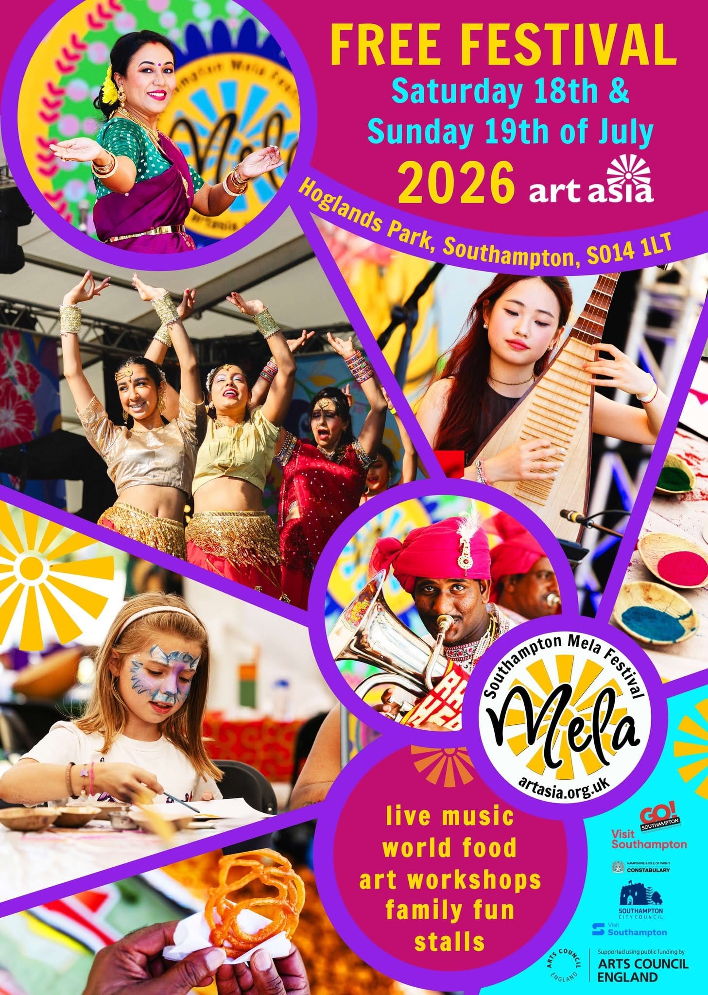 Southampton Mela Festival 2026 Free Weekend Event