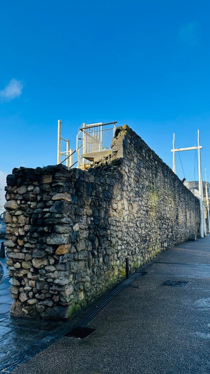 Southampton Town Walls historic stone fortifications