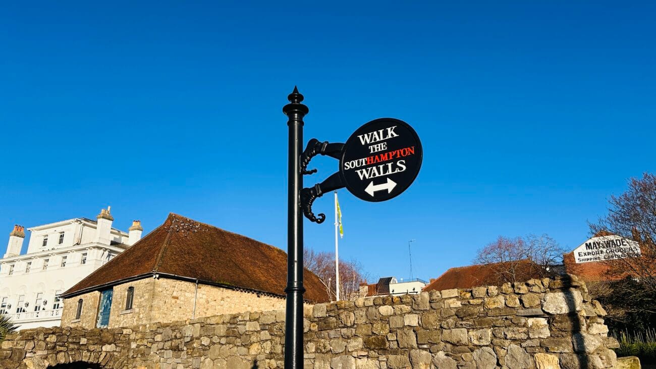 Southampton medieval town walls and Bargate historic gateway