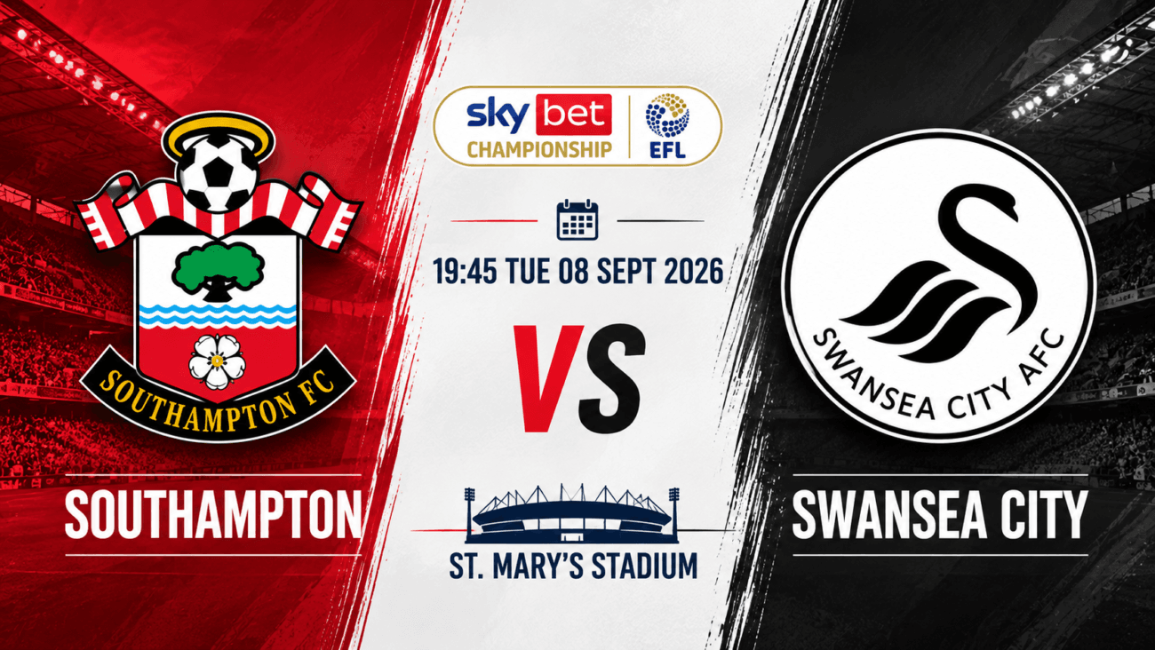Southampton vs Swansea City 2026