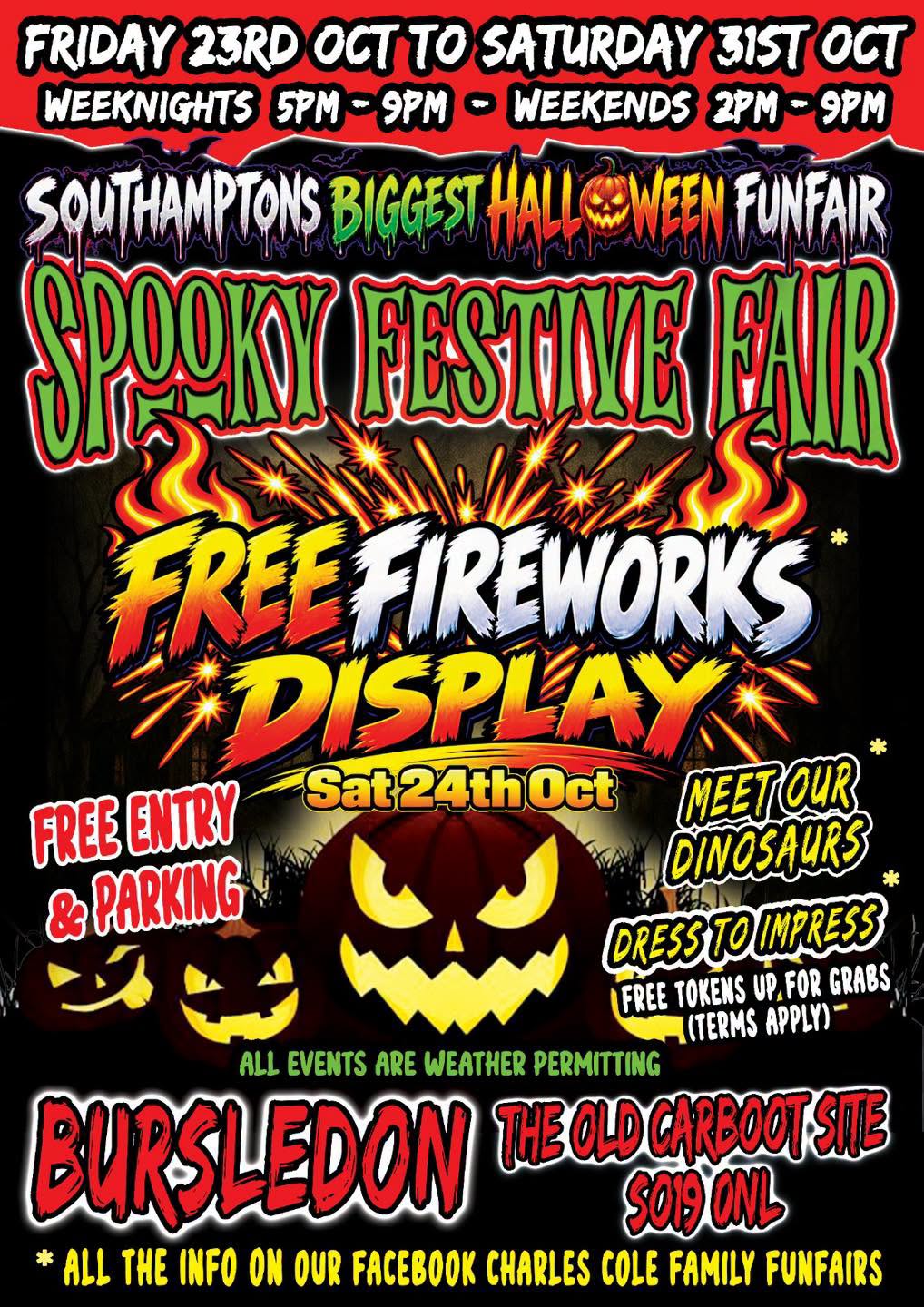 Spooky Festive Fair & Free Fireworks Display