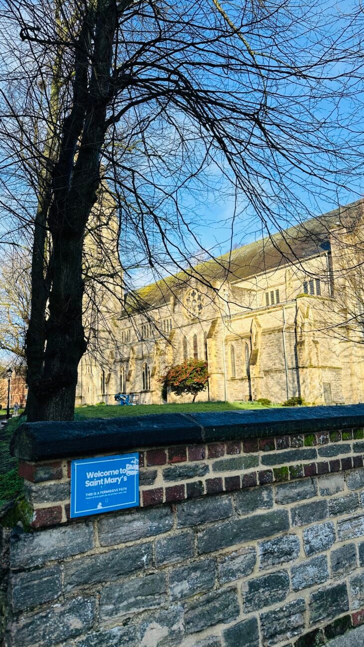 St Mary’s Church gates and pathway, Southampton