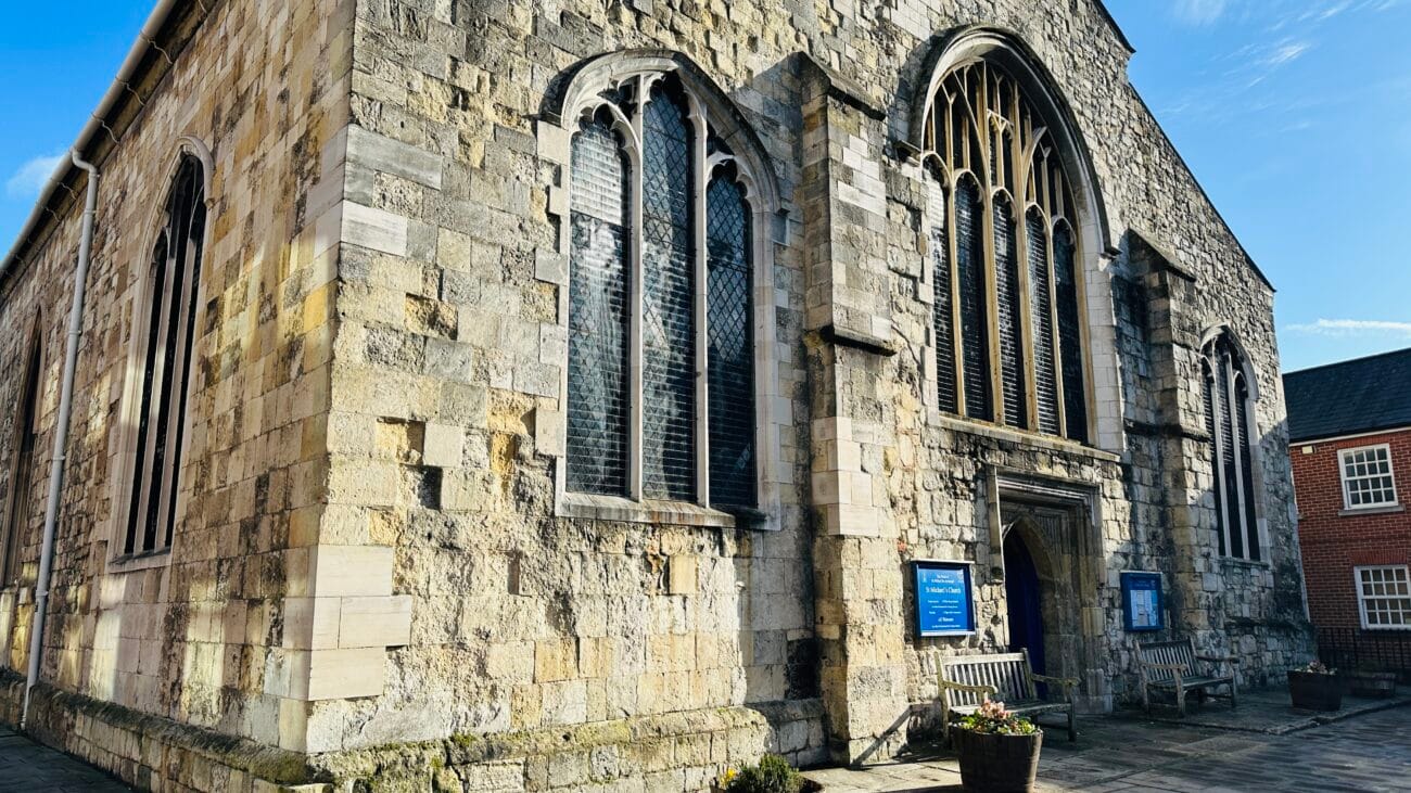 St Michael’s Church entrance and porch, Southampton