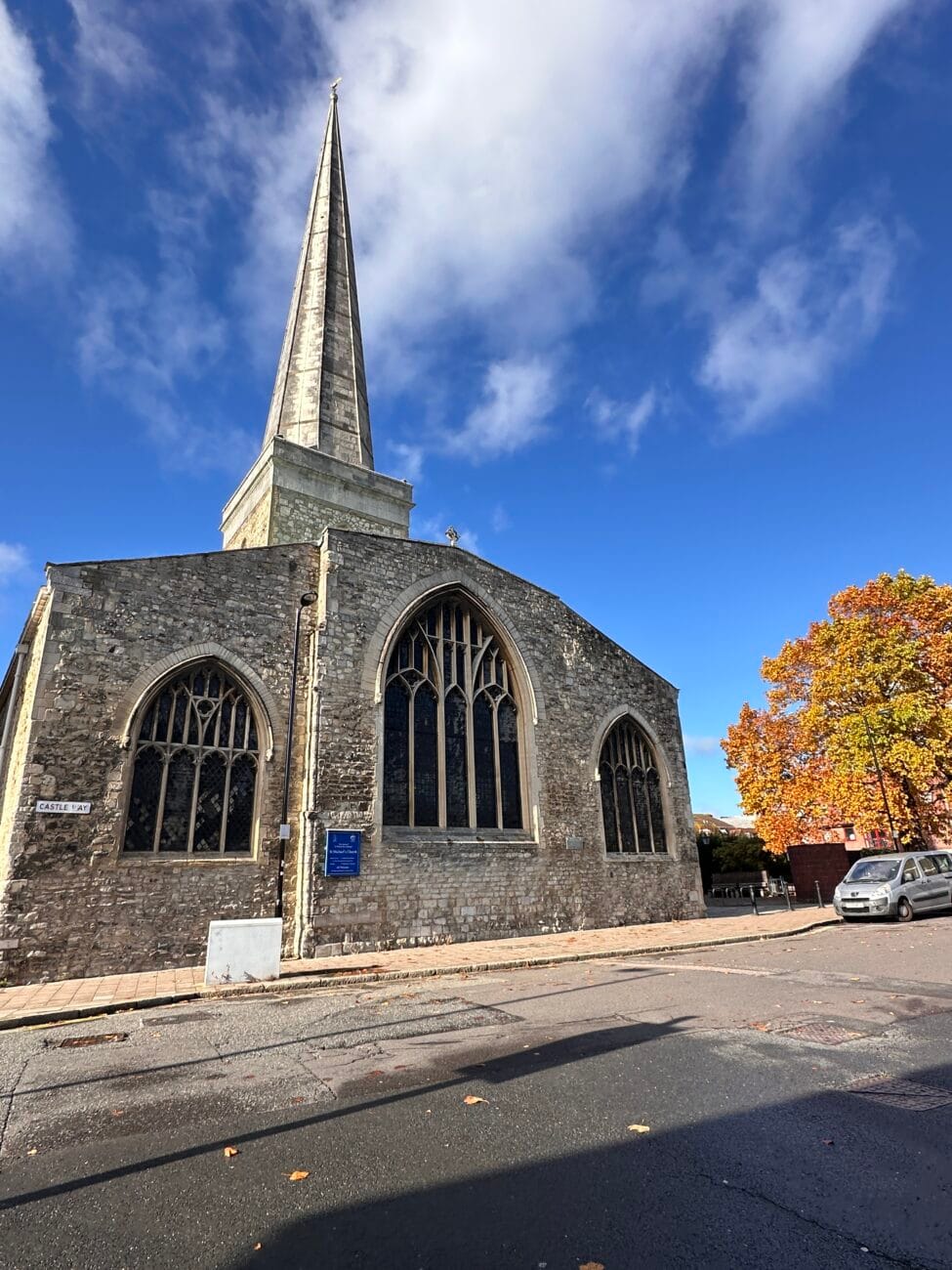 St Michael’s Church medieval tower, Southampton