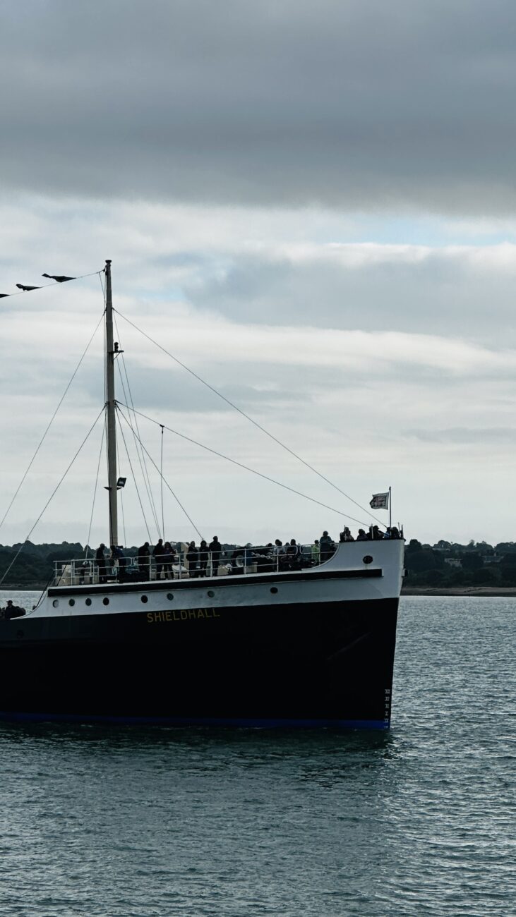 Steamship Shieldhall Southampton Front Ship