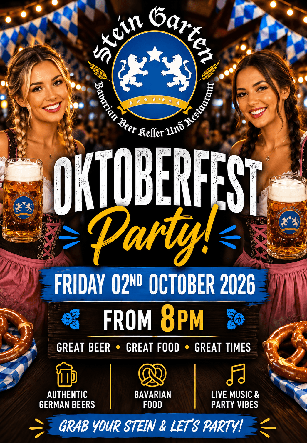 Stein Garten Oktoberfest Party 2026