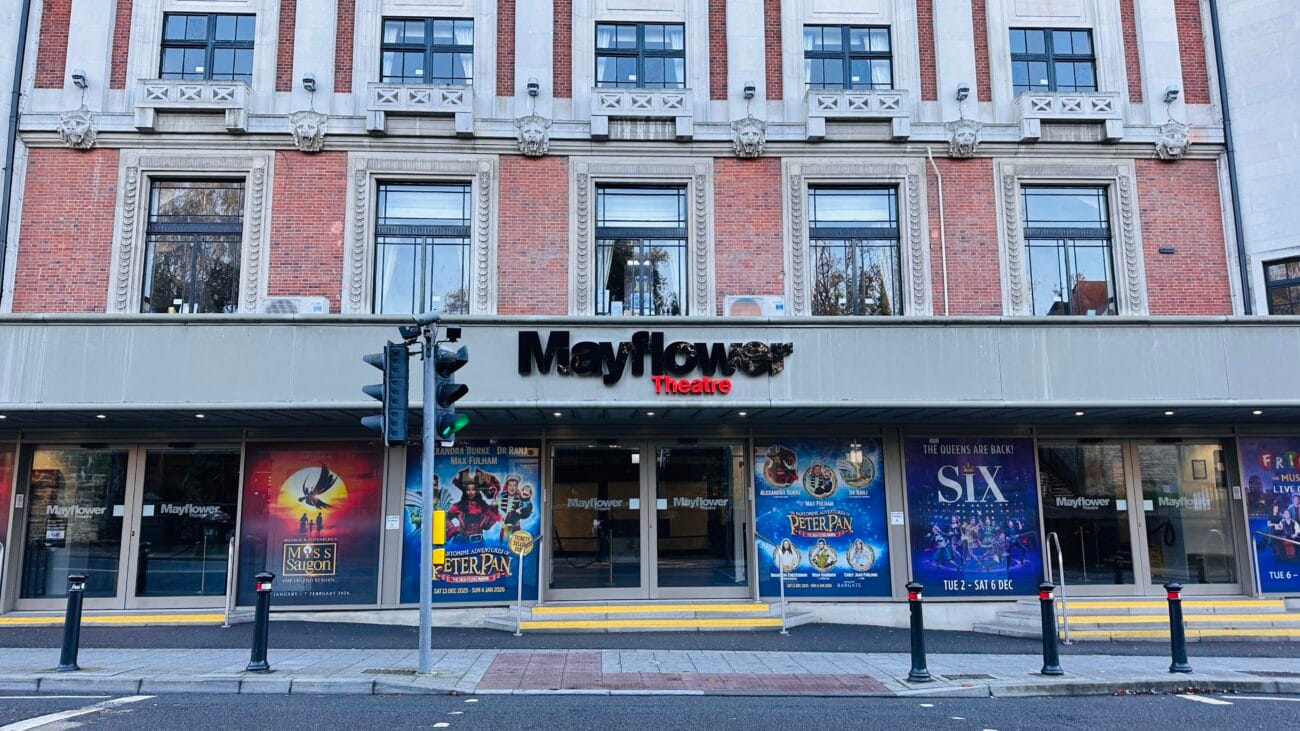 Street view of Mayflower Theatre exterior