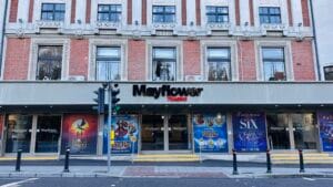 Street view of Mayflower Theatre exterior