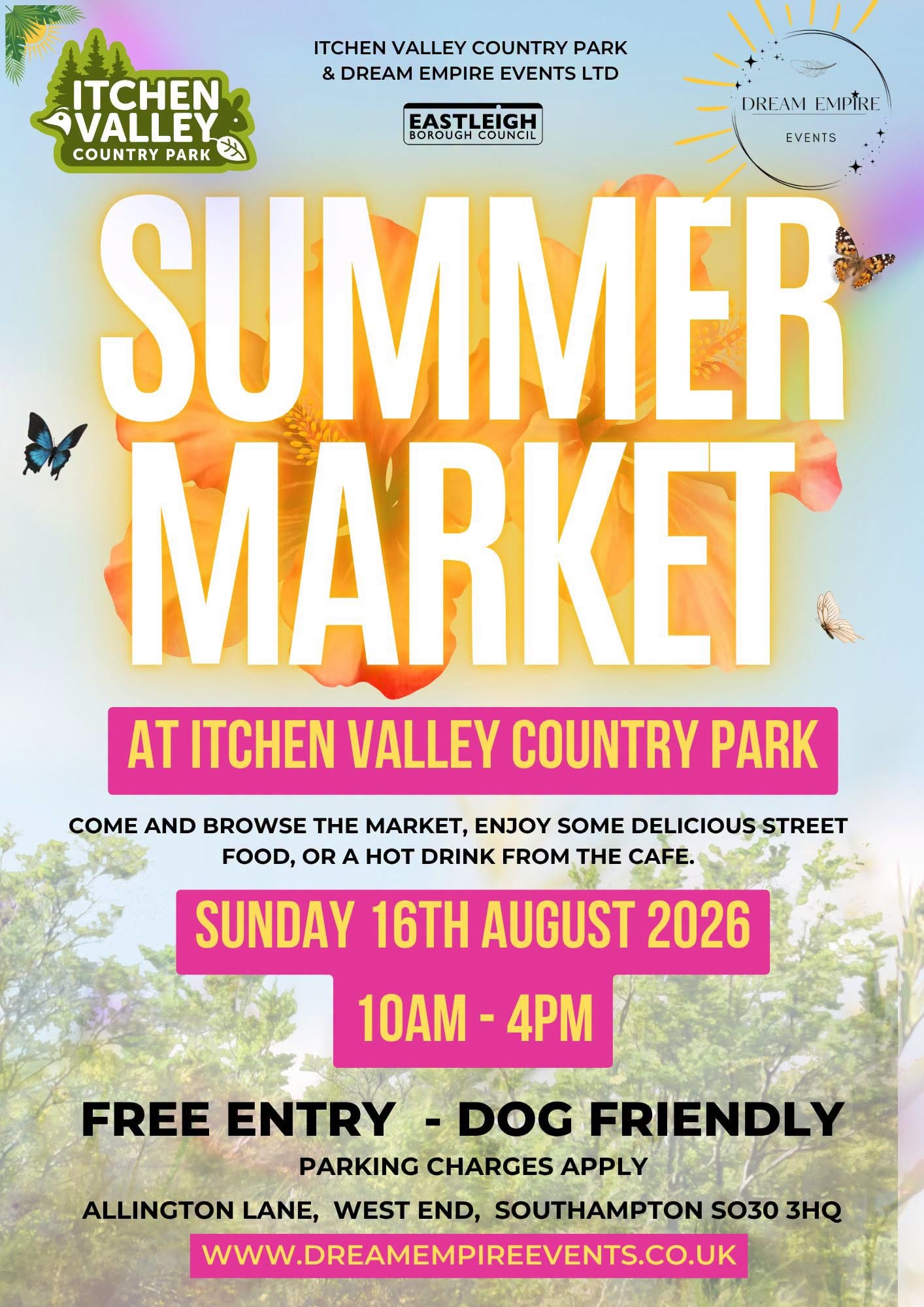 Summer Market at Itchen Valley Country Park 2026