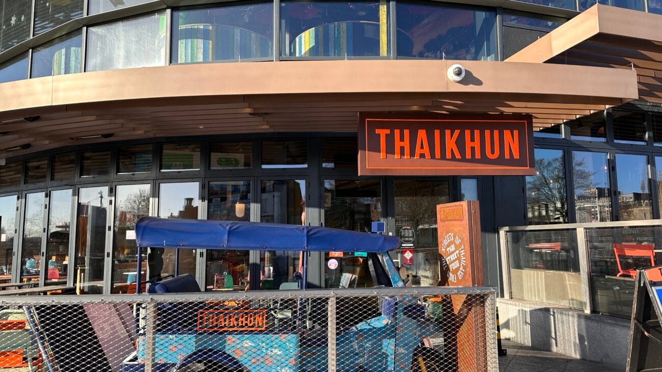 Thaikhun restaurant frontage at Westquay, Southampton