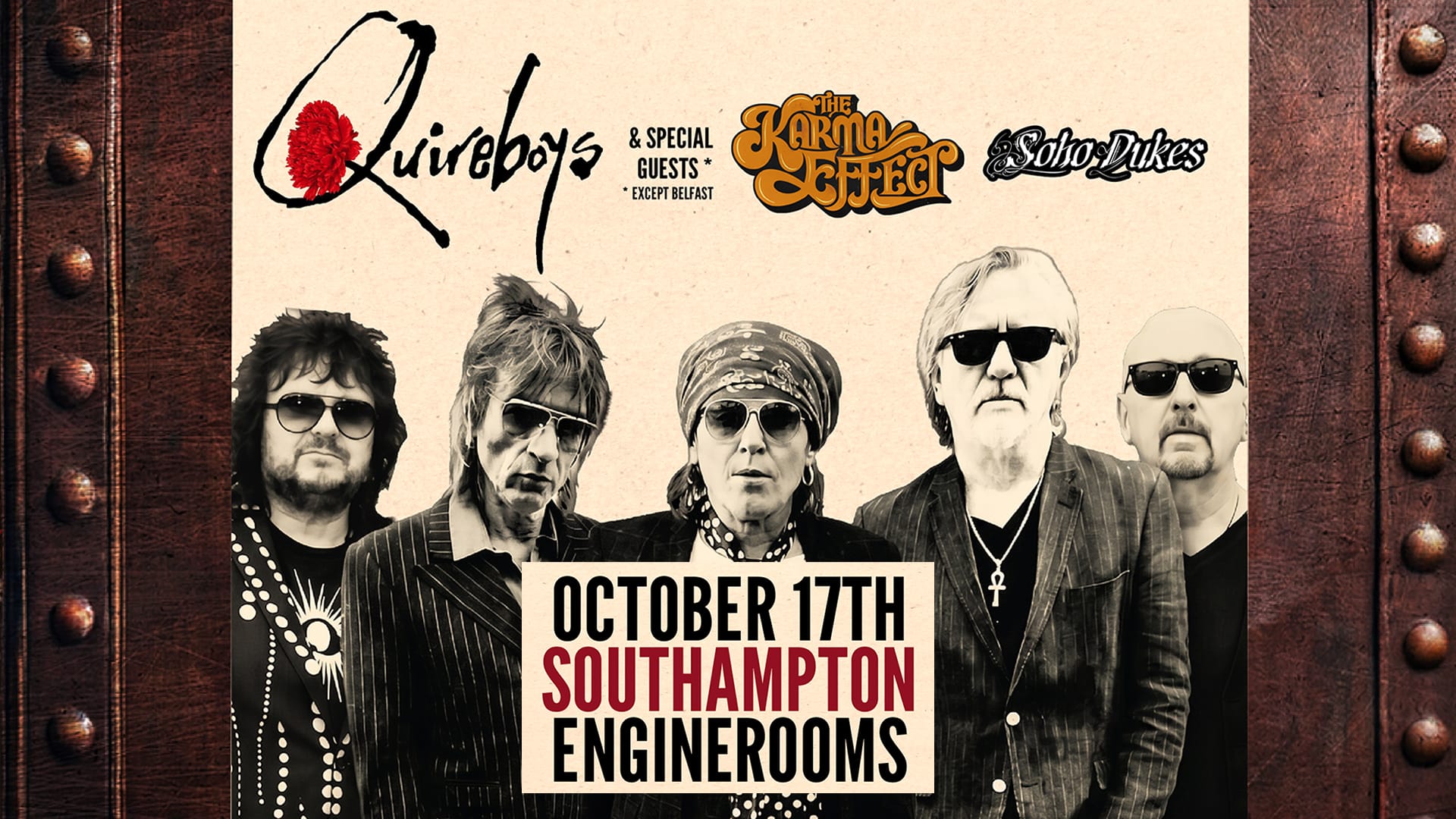 The Quireboys Live at Engine Rooms Southampton