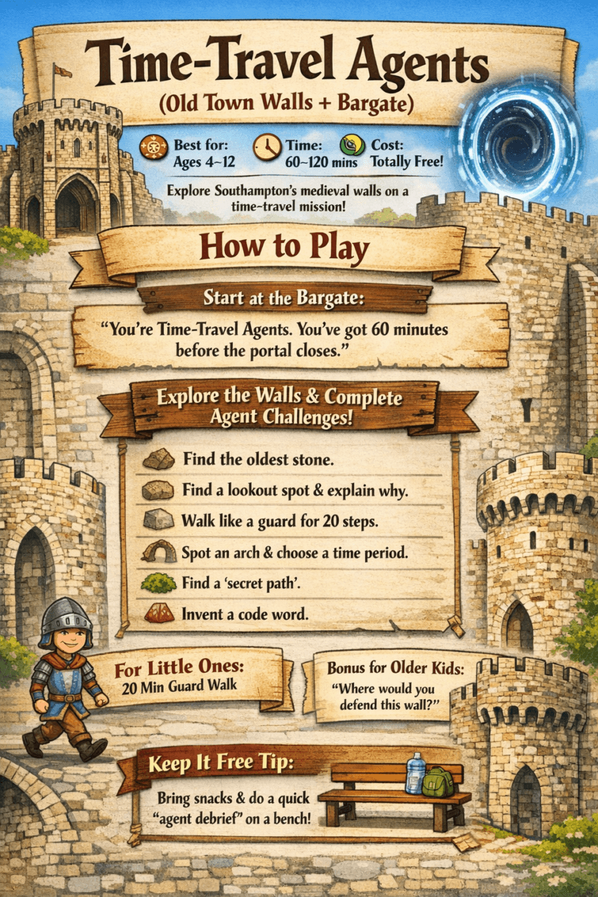 Time-Travel Agents game Southampton walls