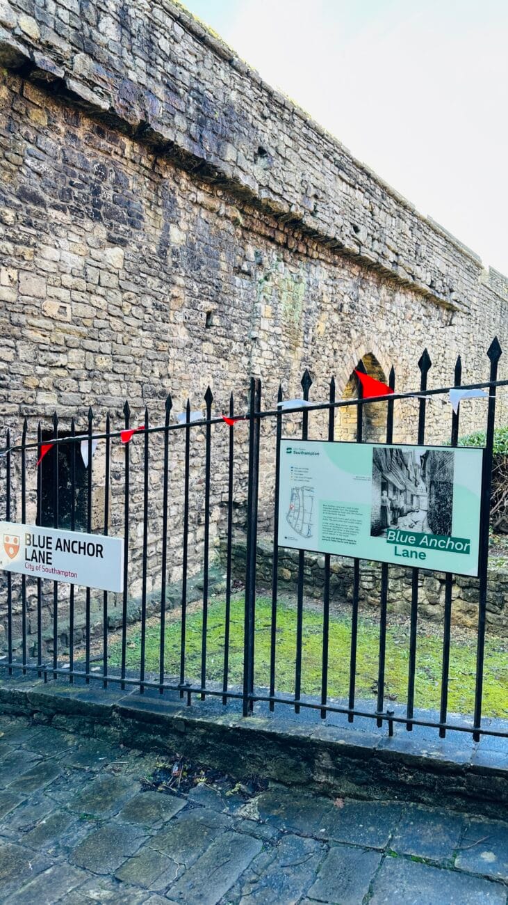 Tudor House garden walkway and planting