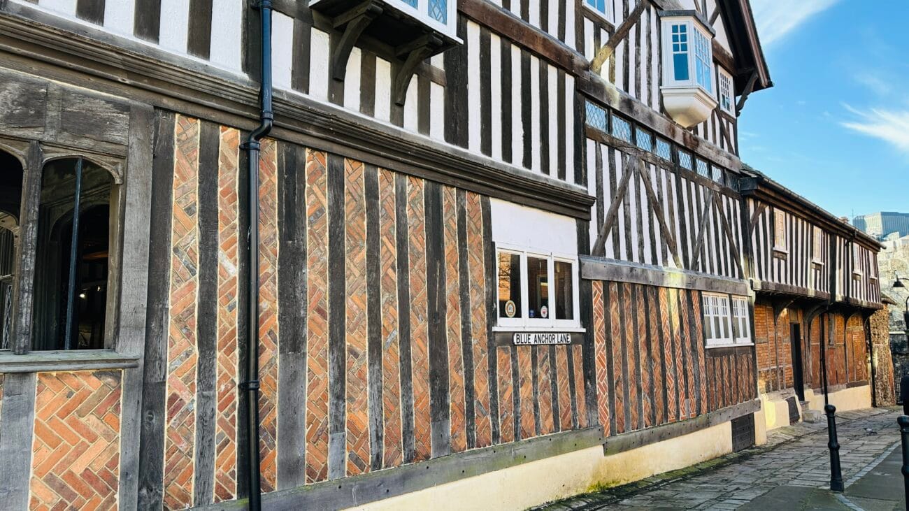 Tudor House historic facade in Southampton Old Town