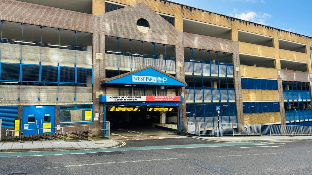 West Park Multi-Storey Car Park Entrance