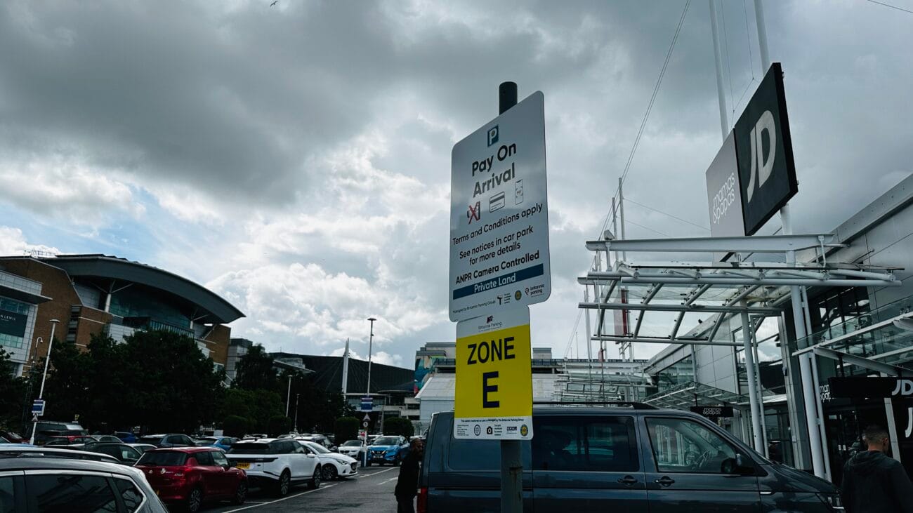 Westquay Retail Park Car Park Zone E Entrance