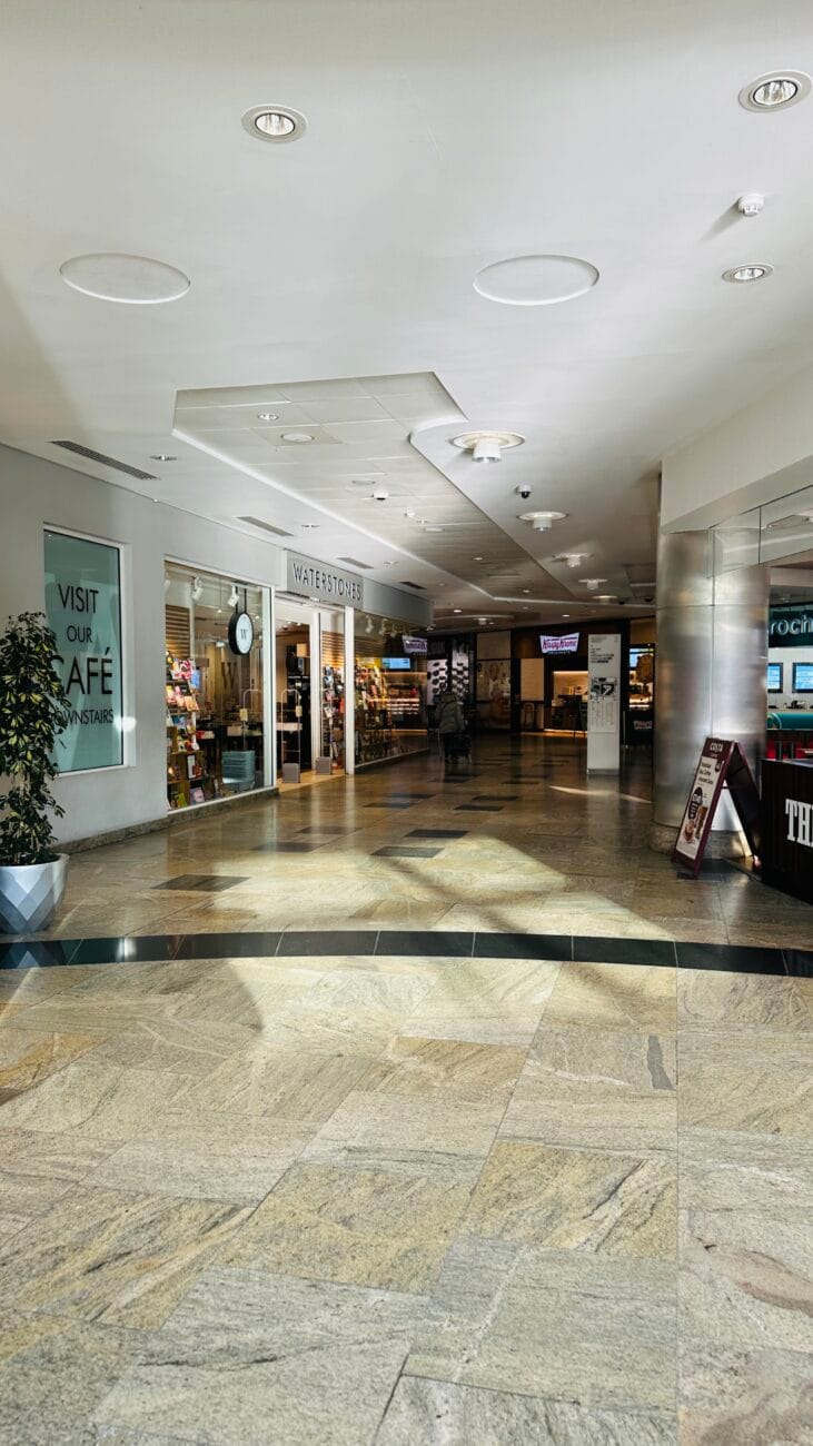Westquay Shopping Centre interior mall walkway