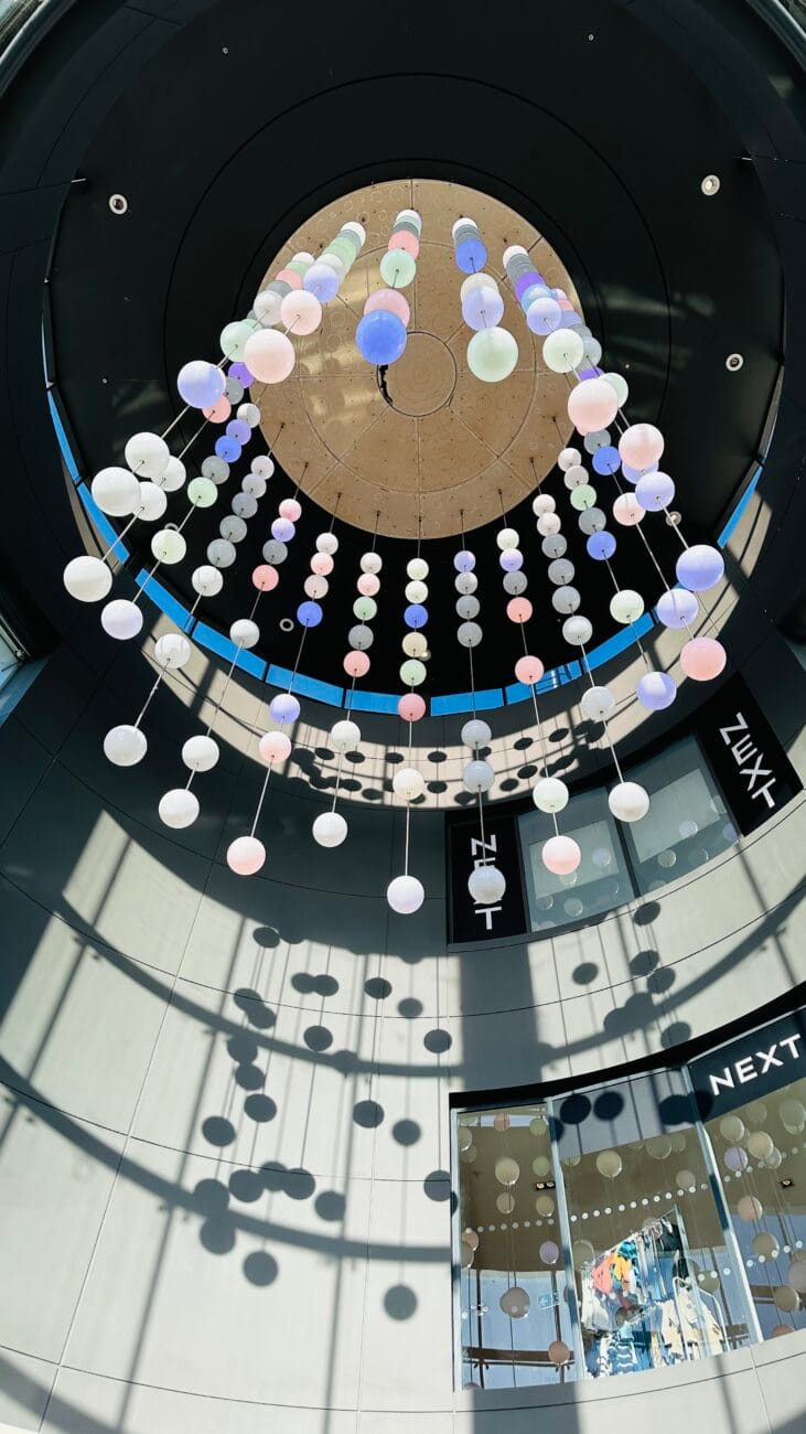 Westquay indoor atrium and glass roof