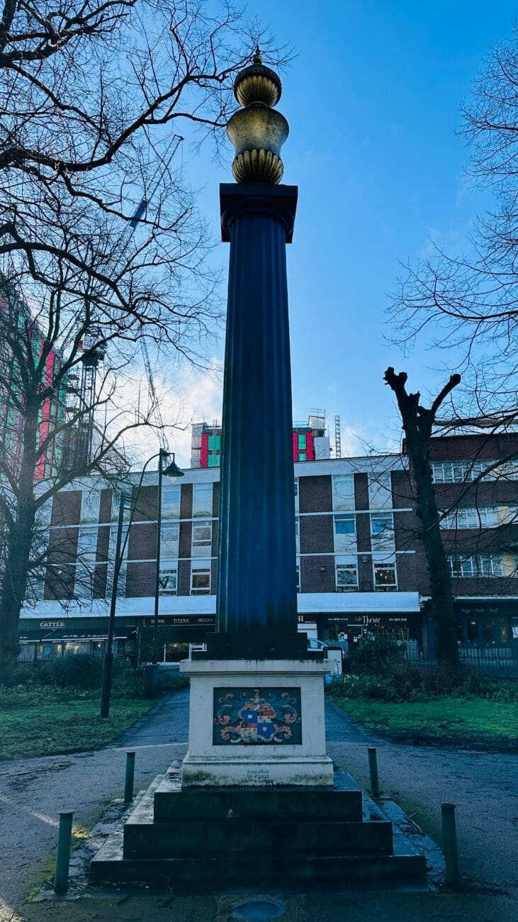 William Chamberlayne Gas Column in Houndwell Park