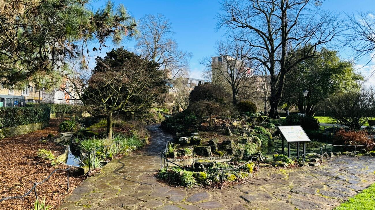 Winter colours in East Park, Southampton