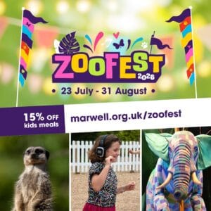 Zoofest 2026 - Summer Holiday Fun at Marwell Zoo